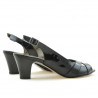 Sandales femme 1204 vernis noir