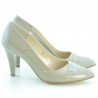 Chaussures élégantes femme 1231 vernis beige