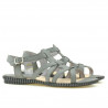Sandales femme 595 gris