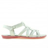 Sandales femme 595 blanc