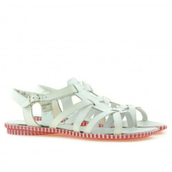 Sandales femme 595 blanc