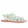 Sandales femme 595 blanc