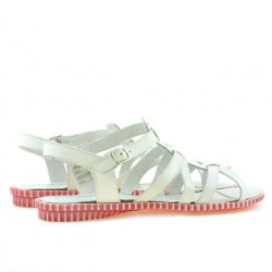 Sandales femme 595 blanc