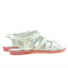 Sandales femme 595 blanc