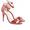 Sandales femme 1238 verni rouge