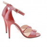Sandales femme 1238 verni rouge