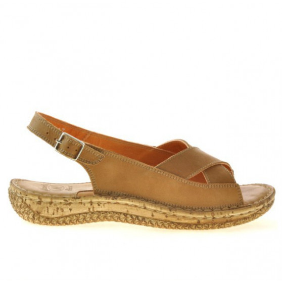 Sandales femme 507 marron ciré Sandales femme 507 marron ciré