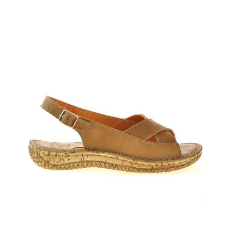 Sandales femme 507 marron ciré