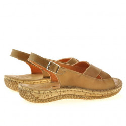 Sandales femme 507 marron ciré