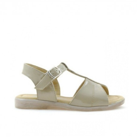 Sandales enfants petits 40c vernis beige