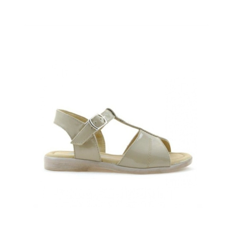 Sandales enfants petits 40c vernis beige