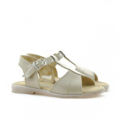 Sandales enfants petits 40c vernis beige