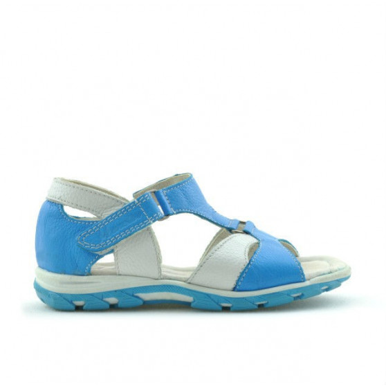 Sandales petits enfants 09c turquoise+blanc Sandales petits enfants 09c turquoise+blanc
