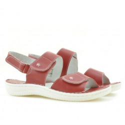 Sandales femme 518 rouge