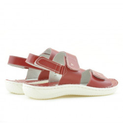 Sandales femme 518 rouge
