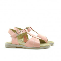 Sandales enfants petits 40c laqué rose