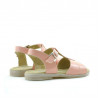 Sandales enfants petits 40c laqué rose