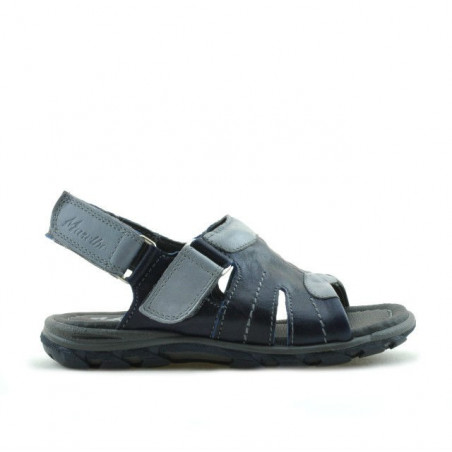 Sandales enfants petits 41c indigo+gris