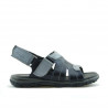 Sandales enfants petits 41c indigo+gris