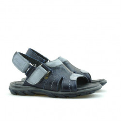 Sandales enfants petits 41c indigo+gris