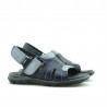Sandales enfants petits 41c indigo+gris