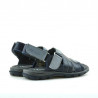 Sandales enfants petits 41c indigo+gris