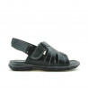 Sandales enfants petits 41c noir+gris