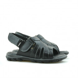 Sandales enfants petits 41c noir+gris