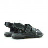 Sandales enfants petits 41c noir+gris