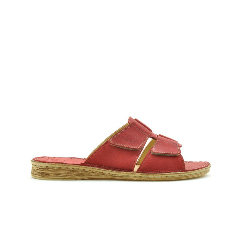 Sandales femme 510 rouge corail