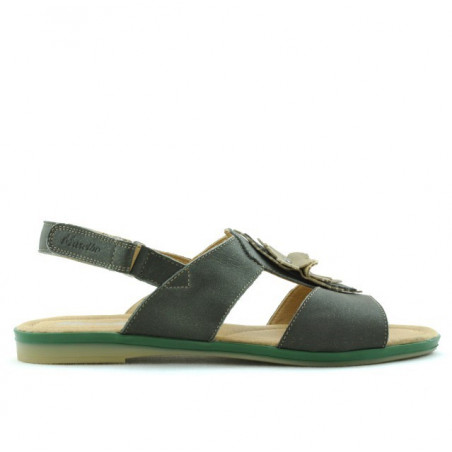 Sandales femme 5009 vert nacré