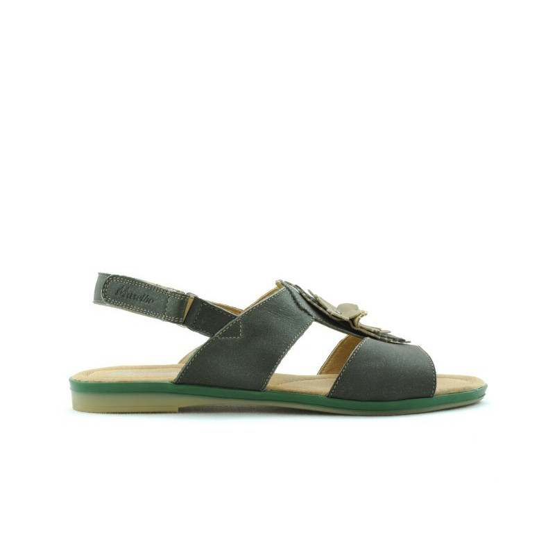 Sandales femme 5009 vert nacré