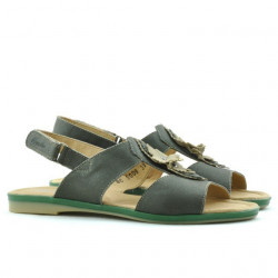 Sandales femme 5009 vert nacré