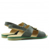 Sandales femme 5009 vert nacré