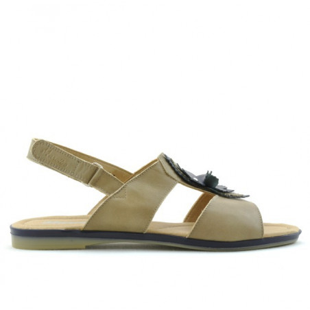 Sandales femme 5009 marron+indigo