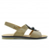 Sandales femme 5009 marron+indigo