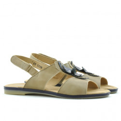 Sandales femme 5009 marron+indigo