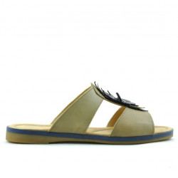 Sandales femme 5008 marron+indigo