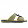 Sandales femme 5008 marron+indigo