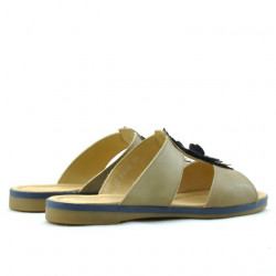 Sandales femme 5008 marron+indigo