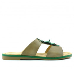 Sandales femme 5008 marron+vert