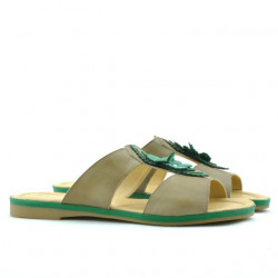 Sandales femme 5008 marron+vert