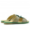 Sandales femme 5008 marron+vert