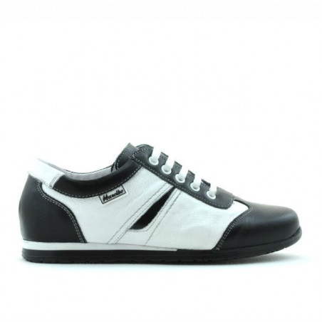 Chaussures enfants 136 noir+blanc