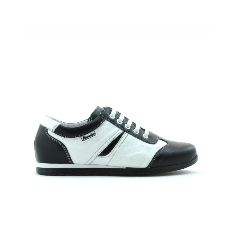 Chaussures enfants 136 noir+blanc