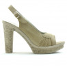 Sandales femme 597 velours sable