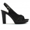 Sandales femme 597 noir velours