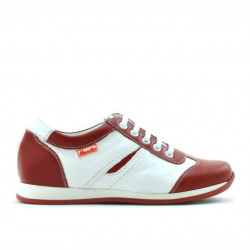 Chaussures enfants 136 rouge+blanc