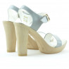 Sandales femme 5022 vernis gris