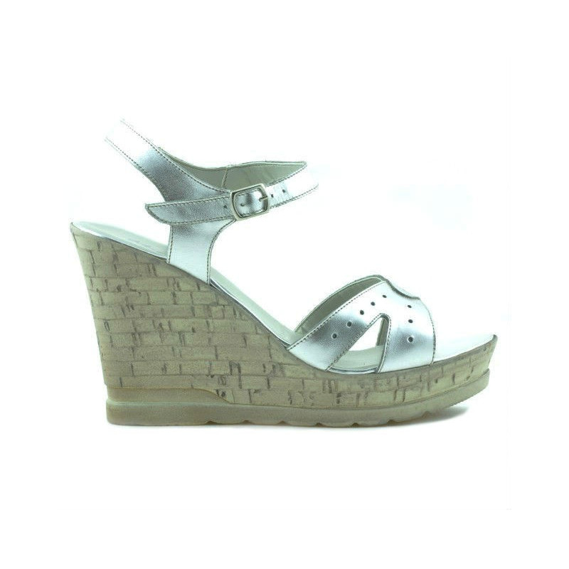 Sandales femme 5021 argenté